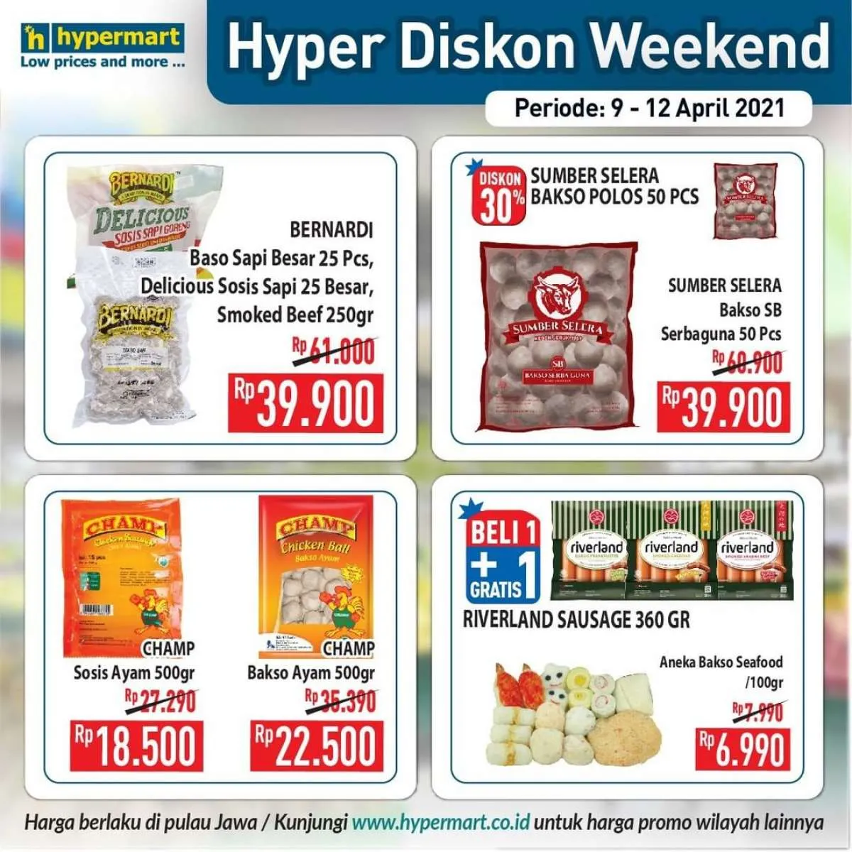 Cek promo JSM Hypermart 9-12 April 2021, ada Hyper Diskon Weekend!