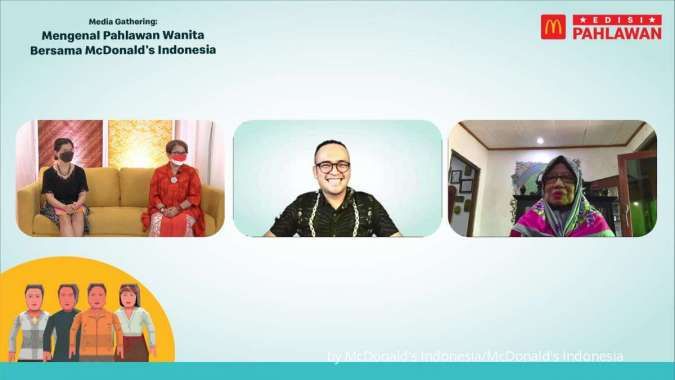 Figur 3D dari Empat Pahlawan Wanita Indonesia, Bisa Didapat di McDonald's 