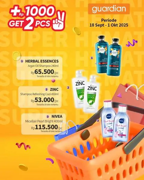 Promo Guardian Super Hemat Periode 18 September-1 Oktober 2025