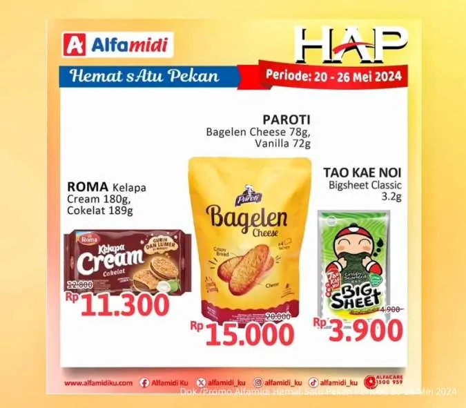 Promo Alfamidi Hemat Satu Pekan Periode 20-26 Mei 2024