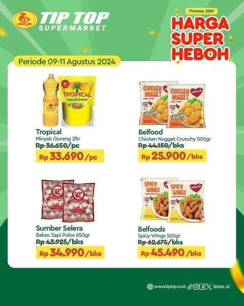 Promo JSM Tip Top 9-11 Agustus 2024