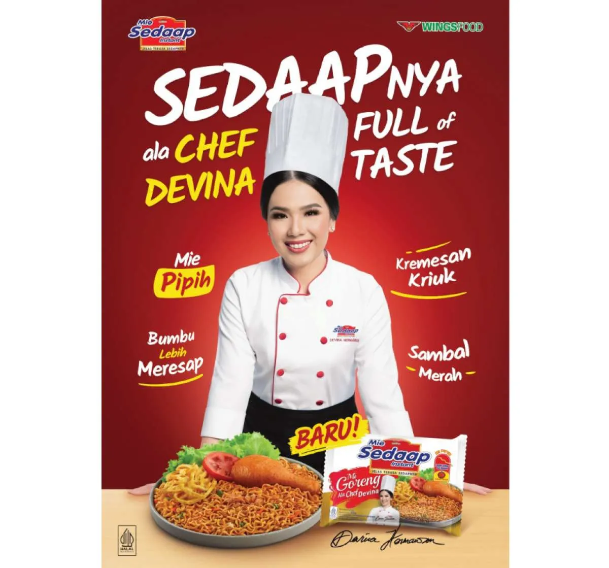 Mie Sedaap Goreng ala Chef Devina:Pendatang Baru yang Langsung Jadi Favorit Konsumen