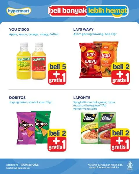 Promo Hypermart Beli Banyak Lebih Hemat Periode 10-16 Oktober 2025