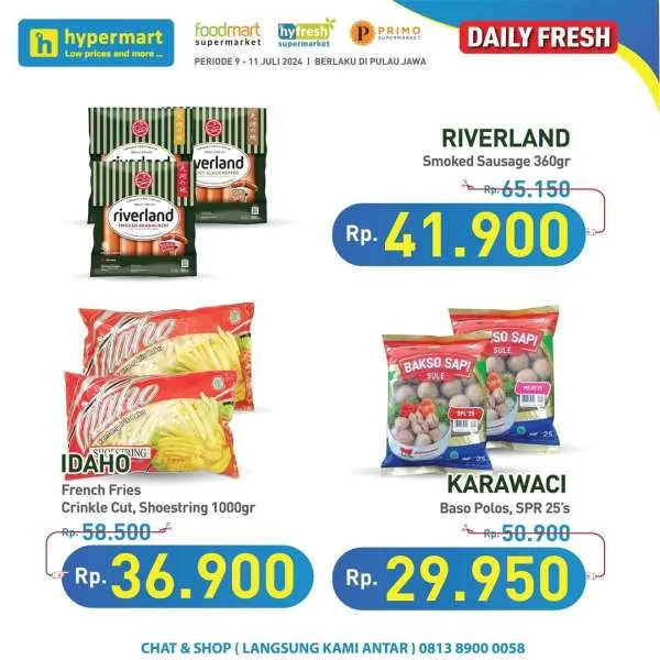 Promo Hypermart Hyper Diskon Weekday Periode 9-11 Juli 2024