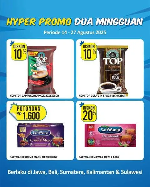 Promo Hypermart Dua Mingguan Periode 14-27 Agustus 2025
