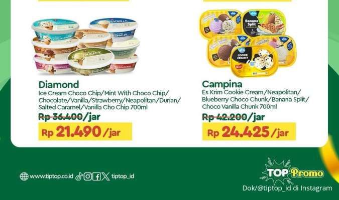 Promo Es Krim di JSM Alfamart, Tip Top dan Superindo Weekend Terbaru Januari 2025