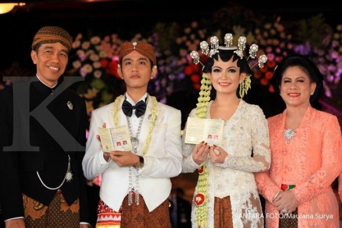 Pernikahan anak Jokowi juga disebut di rekaman