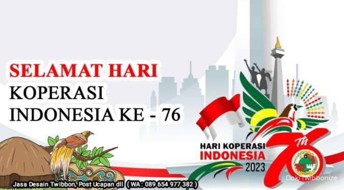 20 Twibbon Hari Koperasi Indonesia 2023 yang Diperingati 12 Juli