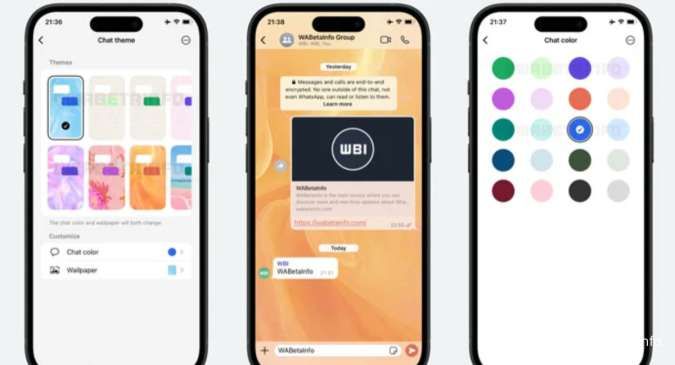 Cara Ganti Tema Obrolan WhatsApp di Android dengan 20 Pilihan Warna Menarik 