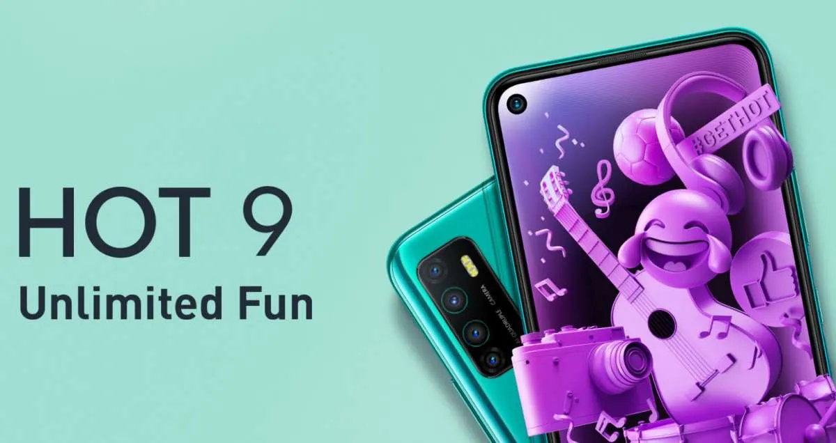 Harga HP Infinix Hot 9 terbaru hanya Rp 1 jutaan, dengan baterai dan memori besar