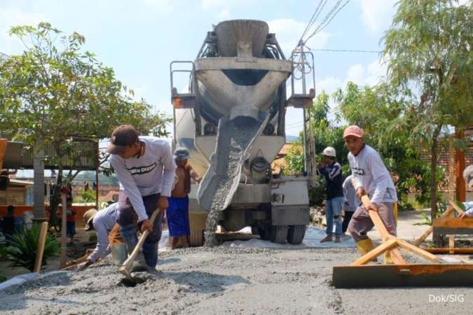 SIG Dukung Pembangunan Jalan di Enam Desa di Rembang dan Blora, Jawa Tengah