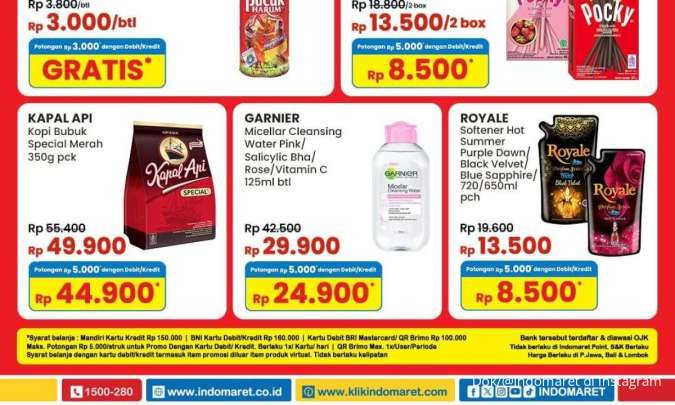 Promo Indomaret 7-13 November 2024, Beli Garnier Micellar Water Diskon Rp 5.000