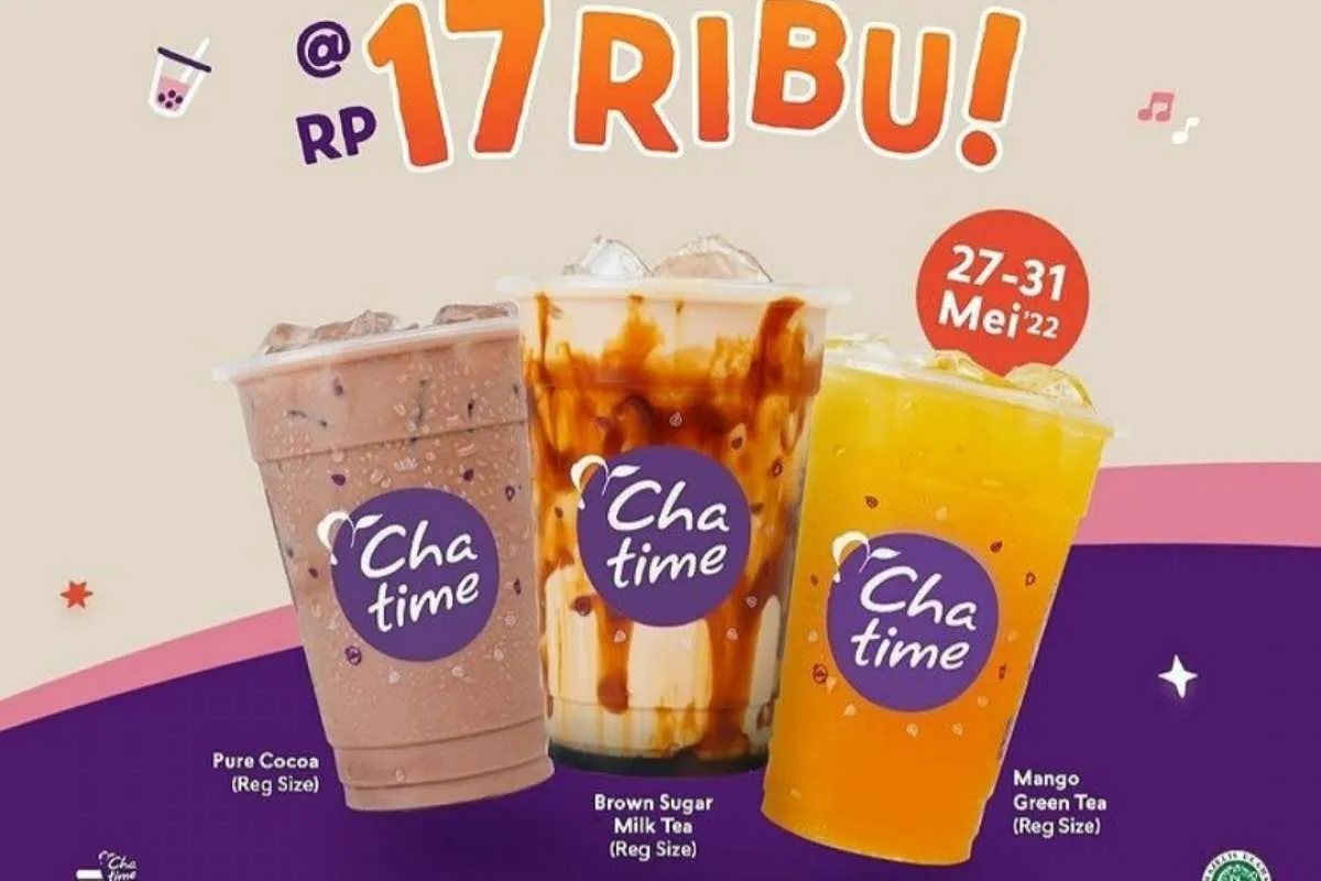 Promo Chatime 27-31 Mei 2022, Harga Spesial Paket Duo Hemat dan Promo Tanggal Tua