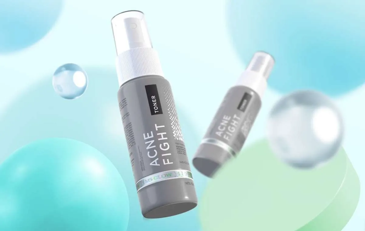 Hempas Jerawat Pada Kulit Sensitif dengan MS GLOW Acne Fight Toner Baru