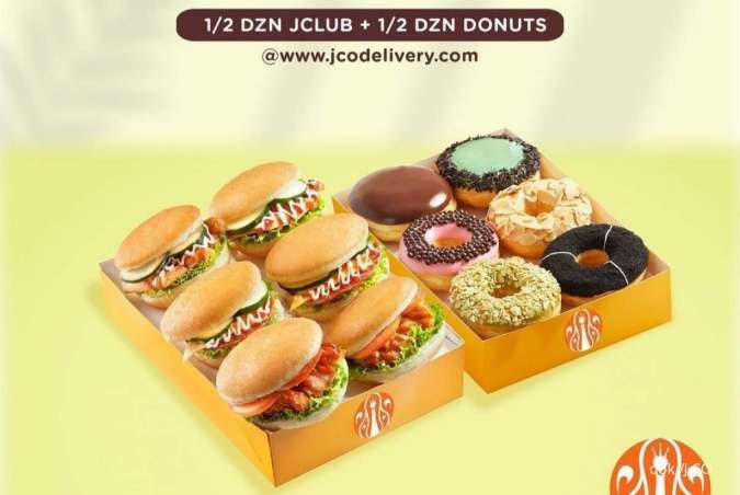 Promo Mingguan J.CO 21-27 Maret 2022, Lebih Hemat Beli Burger, Donut, dan Donut Mini!