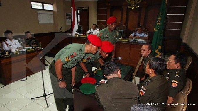 Aksi bakar ban warnai sidang kasus Cebongan