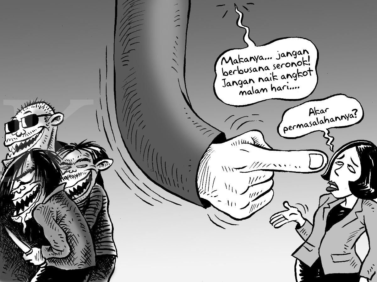 Sistem Transportasi Jelek, Rok Mini Disalahkan