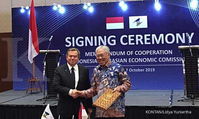 Indonesia dan Eurasia perkuat kerjasama ekonomi 