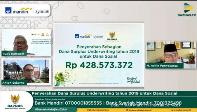 Bantu Masyarakat Di Tengah Pandemi Axa Mandiri Salurkan Sebagian Dana Surplus Underwriting Melalui Baznas