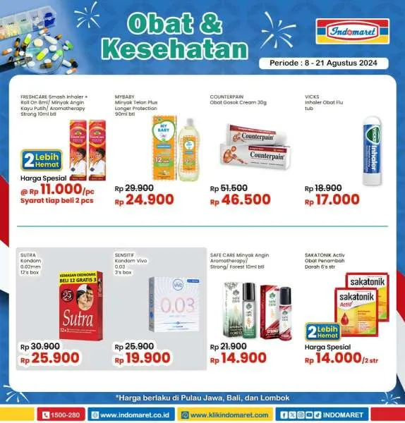 Promo Indomaret Super Hemat Periode 8-21 Agustus 2024