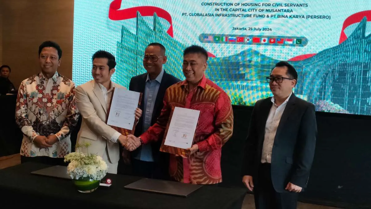 Konsorsium Garuda Nusantara dan Bina Karya Teken MoU Bangun 40 Tower ASN di IKN