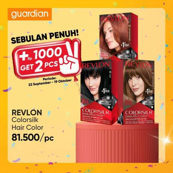 Promo Guardian +1000 Get 2 Pcs Periode 22 September-19 Oktober 2022