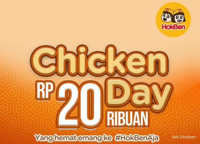 Promo Hokben Chicken Day Rp 20 Ribuan Tiap Rabu-Kamis di Bulan September 2023