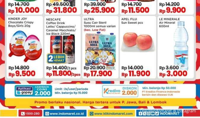 Promo Indomaret Weekend November 2024, Promo Ultra Milk & Nescafe Beli 2 Lebih Hemat