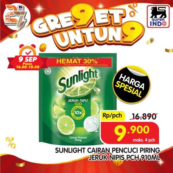 Promo 9.9 Superindo Spesial 9 September 2024