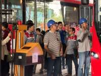 Ekspansi ke Jateng, VKTR & Karoseri Laksana Uji Bus Listrik di Koridor Trans Semarang