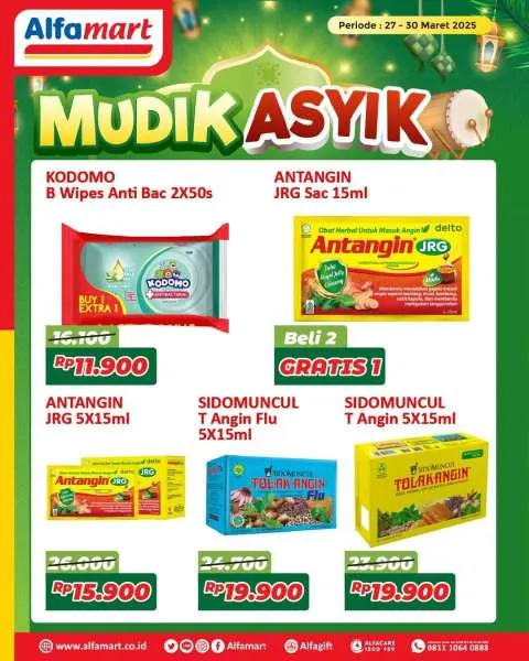 Promo Mudik Alfamart Periode 27-30 Maret 2025