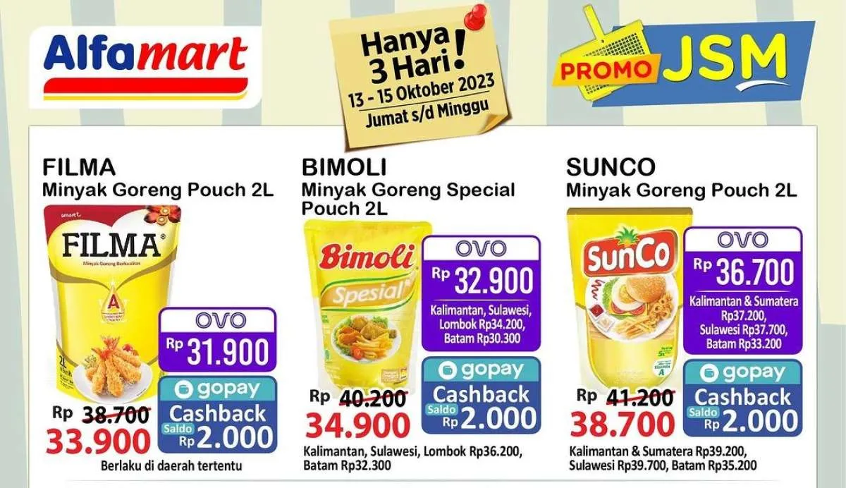 Promo JSM Alfamart s/d 15 Oktober 2023, Minyak Goreng Lebih Hemat Pakai OVO