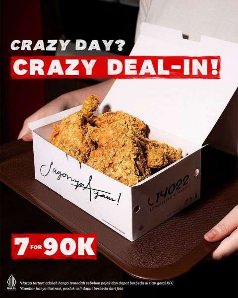 Promo KFC Crazy Deal Spesial Kamis di Desember 2022