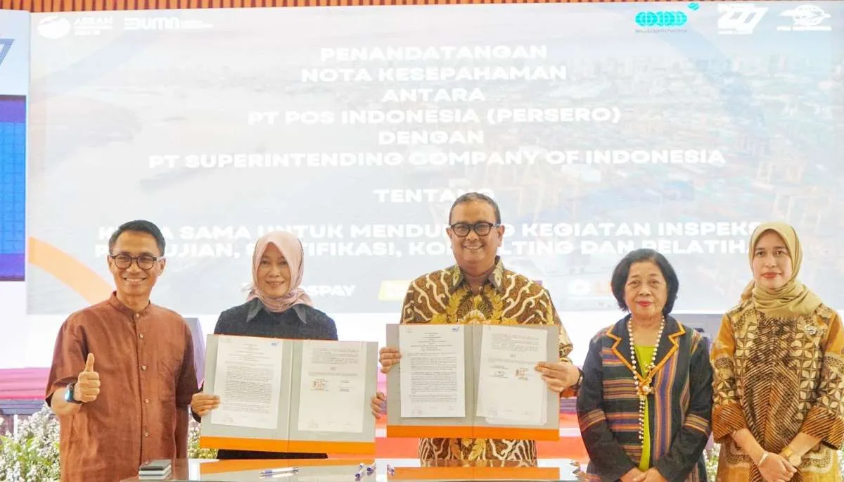 SUCOFINDO Sinergi dengan Pos Indonesia,Tingkatkan Ekspedisi Sample Laboratorium