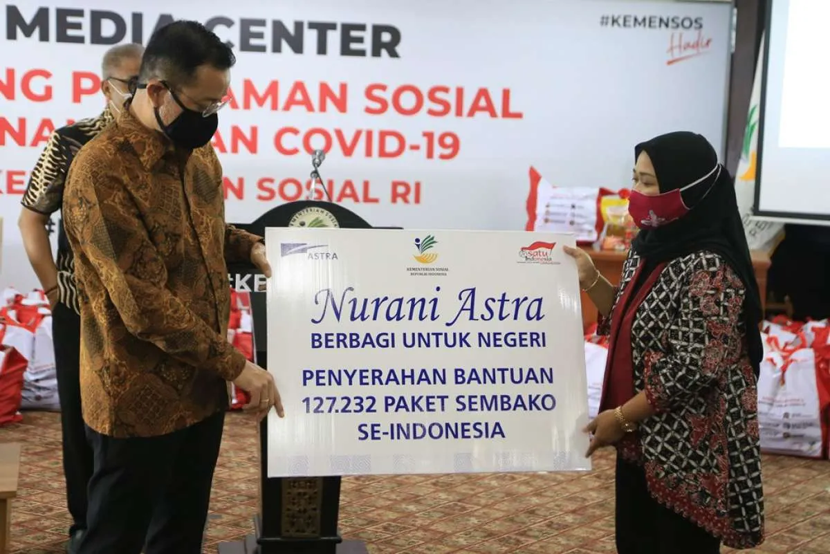 Astra International (ASII) telah menyalurkan bantuan corona Rp 131 miliar