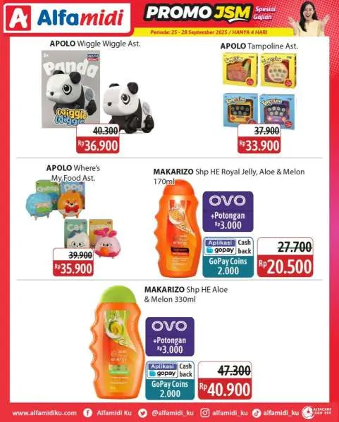 Promo JSM Alfamidi Spesial Gajian Periode 25-28 September 2025