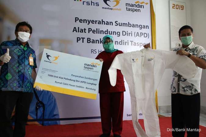 Bank Mantap salurkan bantuan Rp 1 miliar untuk tujuh rumah sakit