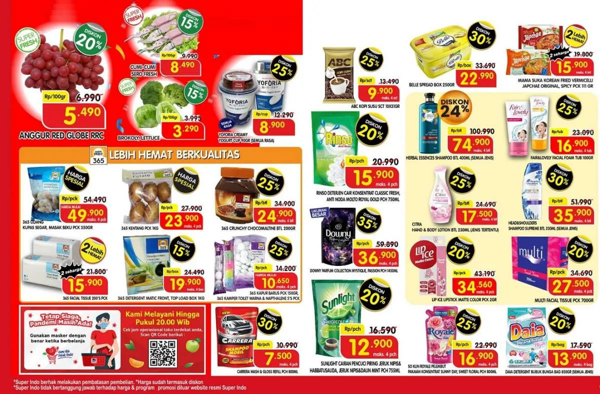 Promo Superindo 5 Agustus 2021, diskon sehari sebelum JSM!
