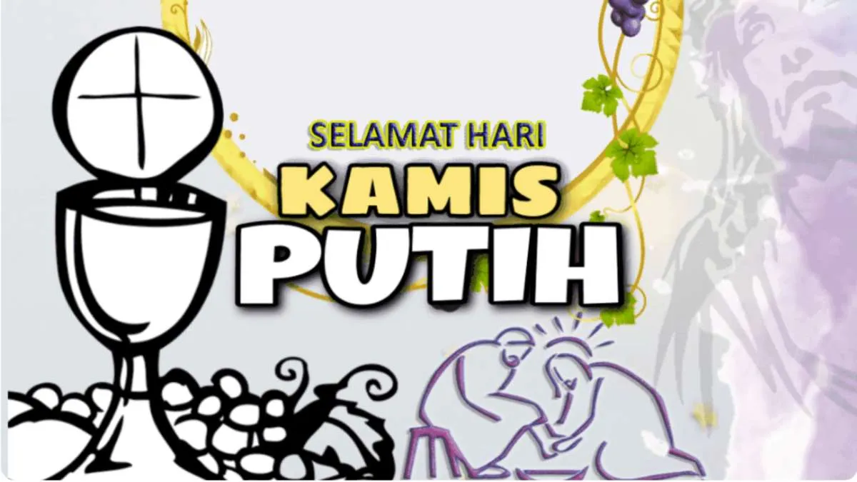 50 Twibbon Kamis Putih 2023, Peringatan Perjamuan Terakhir Yesus