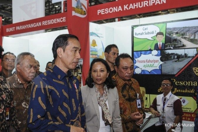 Jokowi sapa pendukung setianya di Kemayoran