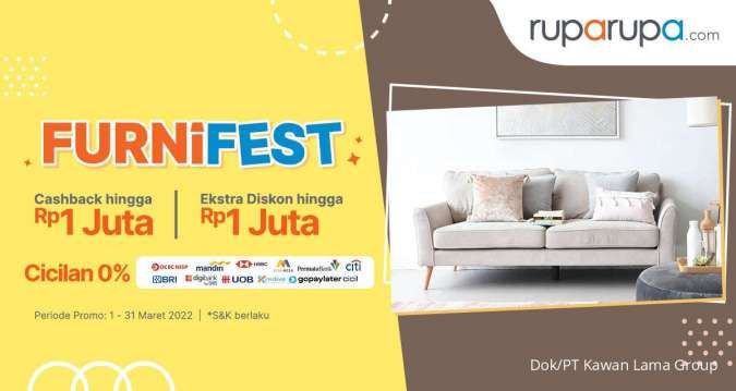 Sambut Ramadan, Ruparupa.com Gelar Festival Furnitur Digital Terbesar Furnifest 2022