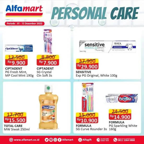 Promo Alfamart Personal Care 1-15 Desember 2022