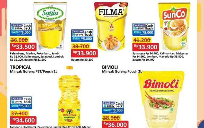 Promo Minyak Goreng Sania di Alfamart Gajian Untung, Ini Promo di Indomaret-Superindo