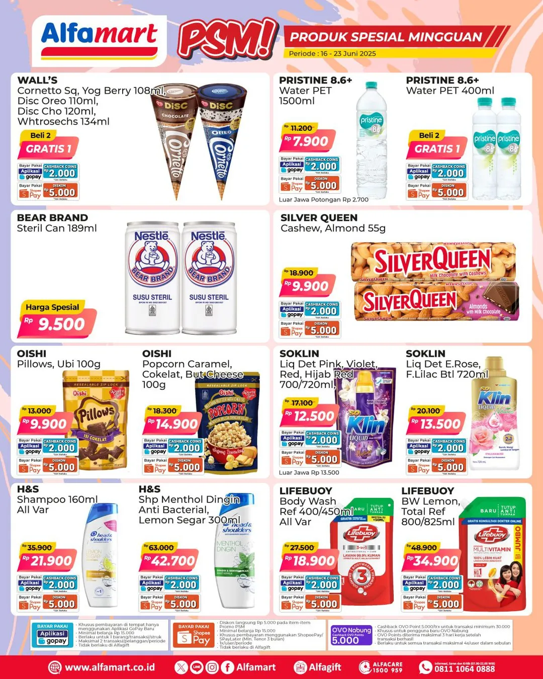 Promo PSM Alfamart Periode 16-23 Juni 2025