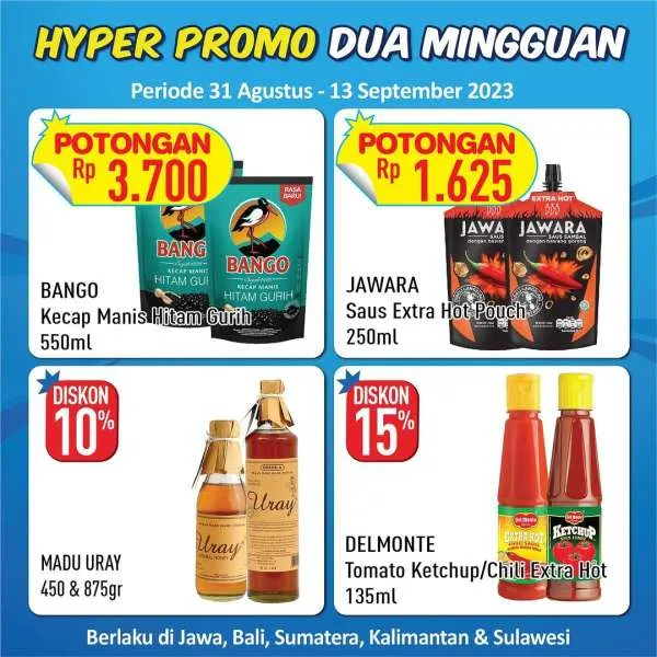 Promo Hypermart Dua Mingguan Periode 1-13 September 2023