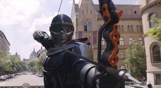 Black Widow lawan villain misterius Taskmaster di video terbaru yang dirilis Marvel