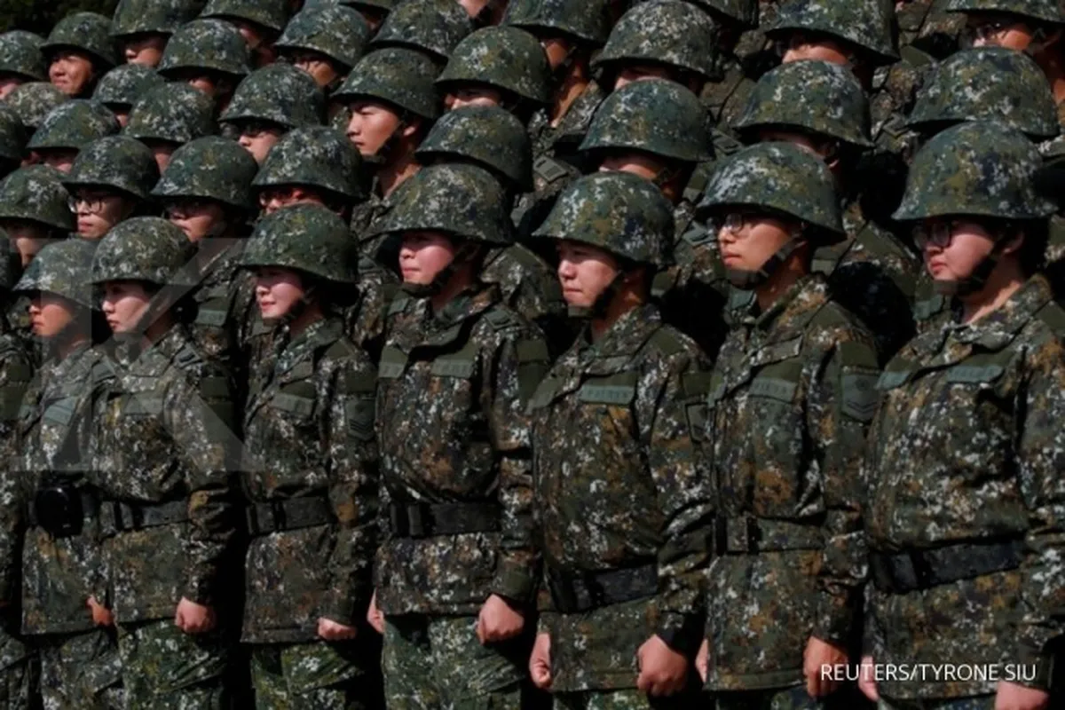 Diancam China, Taiwan gelar latihan perang skala besar