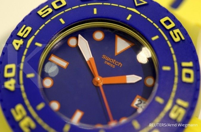 Pasar lesu, ekspor jam tangan Swiss drop
