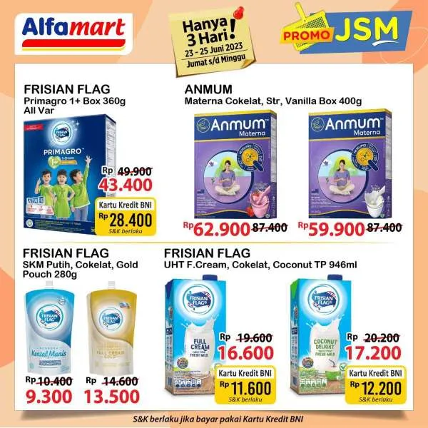 Promo JSM Alfamart Periode 23-25 Juni 2023