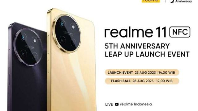 Realme 11 NFC Dipastikan Hadir di Indonesia, Intip Spesifikasi dan Harganya